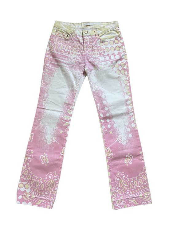 Roberto Cavalli Denim - SOLD Roberto Cavalli SS2002/2003 Paisley Print Jeans